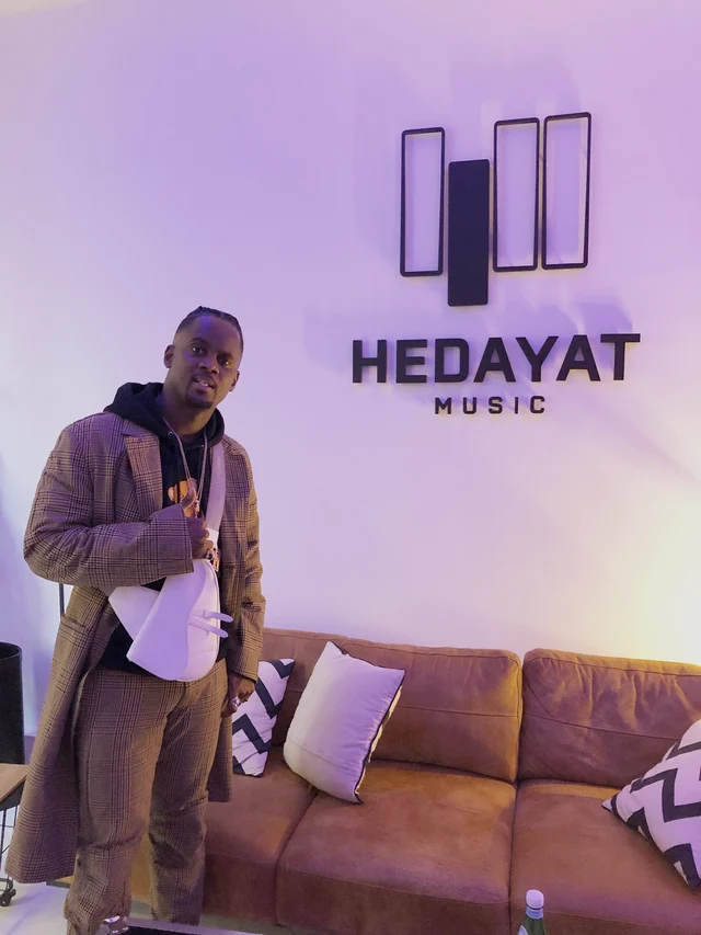 Artiste en visite au studio Hedayat Music