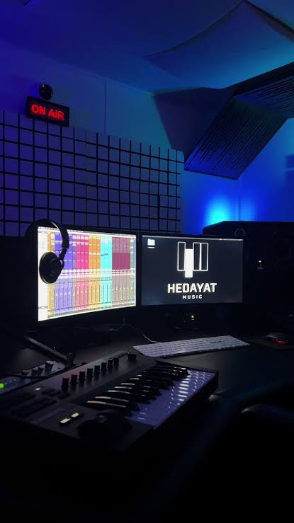 Régie du studio d'enregistrement Hedayat Music à Paris